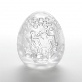 Мастурбатор-яйцо Keith Haring EGG DANCE - Tenga - в Обнинске купить с доставкой
