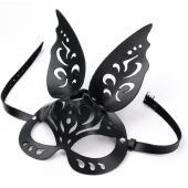 Черная ажурная маска  Зайка  с ушками - Crazy Handmade - купить с доставкой в Обнинске Черная ажурная маска  Зайка  с ушками - Crazy Handmade - купить с доставкой в Обнинске