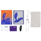 Синий анальный вибратор We-Vibe Vector+ - We-vibe - в Обнинске купить с доставкой