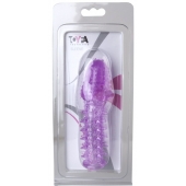 Фиолетовая насадка, удлиняющая половой член - 13,5 см. - Toyfa Basic - в Обнинске купить с доставкой