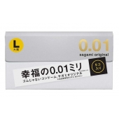 Презервативы Sagami Original 0.02 L-size увеличенного размера - 5 шт. - Sagami - купить с доставкой в Обнинске