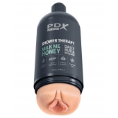 Телесный мастурбатор-вагина Shower Therapy Milk Me Honey - Pipedream - в Обнинске купить с доставкой