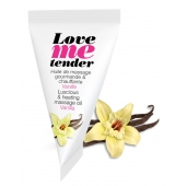 Съедобное согревающее массажное масло Love Me Tender Vanilla с ароматом ванили - 10 мл. - Love to Love - купить с доставкой в Обнинске