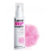 Съедобное согревающее массажное масло Love Me Tender Cotton Candy с ароматом сладкой ваты - 100 мл. - Love to Love - купить с доставкой в Обнинске