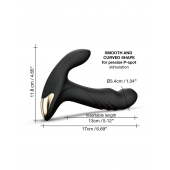Черный вибромассажер простаты Multi P-Joy с 3 моторами - Dorcel - в Обнинске купить с доставкой