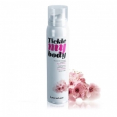 Массажная хрустящая пенка Tickle My Body Cherry Blossom с ароматом вишневого цвета - 150 мл. - Love to Love - купить с доставкой в Обнинске
