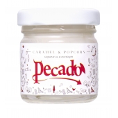 Массажная свеча Caramel   Popcorn - 35 мл. - Pecado - купить с доставкой в Обнинске