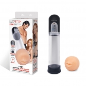 Автоматическая вакуумная помпа-мастурбатор Blowjob Auto Sucker Penis Enlarger Pump - Lux Fetish - в Обнинске купить с доставкой