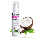 Съедобное согревающее массажное масло Love Me Tender Cocos с ароматом кокоса - 100 мл. - Love to Love - купить с доставкой в Обнинске