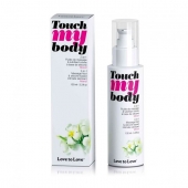 Силиконовый лубрикант 2-в-1 Touch My Body с ароматом моной - 100 мл. - Love to Love - купить с доставкой в Обнинске