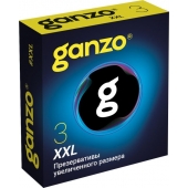 Презервативы увеличенного размера Ganzo XXL - 3 шт. - Ganzo - купить с доставкой в Обнинске