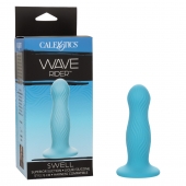 Голубой фаллоимитатор из жидкого силикона Swell - 12,7 см. - California Exotic Novelties