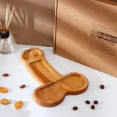 Деревянное блюдо для подачи в форме члена (32,5 х 20 х 1,7 см) - Сима-Ленд - купить с доставкой в Обнинске