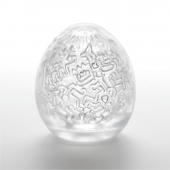 Мастурбатор-яйцо Keith Haring EGG PARTY - Tenga - в Обнинске купить с доставкой