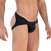 Черные трусы-джоки со звездочками Illusion Jockstrap - Clever Masculine Underwear купить с доставкой Черные трусы-джоки со звездочками Illusion Jockstrap - Clever Masculine Underwear купить с доставкой