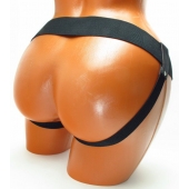 Трусики для страпона коричневого цвета - БДСМ Арсенал - купить с доставкой в Обнинске