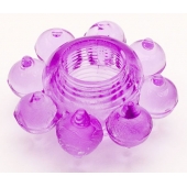 Мягкая фиолетовая гелевая насадка - Toyfa Basic - в Обнинске купить с доставкой