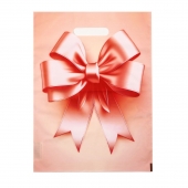 Пакет с принтом в виде банта с вырубной ручкой (30х40 см) - Сима-Ленд - купить с доставкой в Обнинске