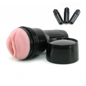 Мастурбатор-вагина Fleshlight - Vibro Pink Lady Touch с вибрацией - Fleshlight - в Обнинске купить с доставкой