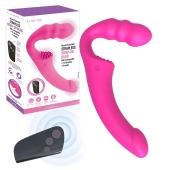 Розовый безремневой страпон Straples Strap-On Dildo - Erokay - купить с доставкой в Обнинске