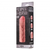 Фаллоудлинитель SUPER HERO Dewil - 17,5 см. - Lola Games - в Обнинске купить с доставкой