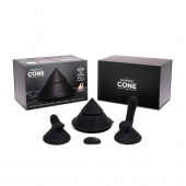 Конусный вибромассажер Cowgirl Cone с 2 насадками - CowGirl - купить с доставкой в Обнинске