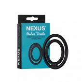 Черное двойное эрекционное кольцо Nexus Enduro Double - Nexus Range - в Обнинске купить с доставкой