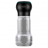 Набор PowerBlow   Feel Pocket Stroker Crystal: мастурбатор и интерактивная насадка - Kiiroo - в Обнинске купить с доставкой