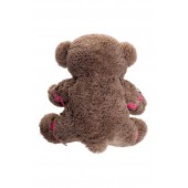 Бондажный набор: бурый мишка с розовыми оковами и наручниками - Pecado - купить с доставкой в Обнинске