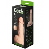 Телесный фаллоудлинитель с мошонкой Cock Next - 17 см. - LOVETOY (А-Полимер) - в Обнинске купить с доставкой
