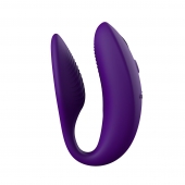 Фиолетовый U-образный вибратор для пар We-Vibe Sync 2 - We-vibe
