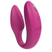 Розовый U-образный вибратор для пар We-Vibe Sync 2 - We-vibe