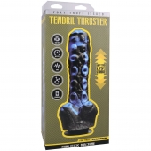 Черно-синяя мини-машина на присоске Tendril Thruster - 21,6 см. - Doc Johnson - купить с доставкой в Обнинске