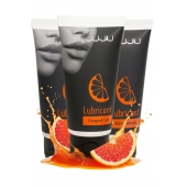 Набор из 3 съедобных лубрикантов JUJU со вкусом грейпфрута - JuJu - купить с доставкой в Обнинске