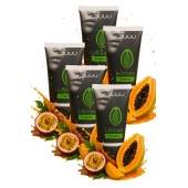 Набор из 5 съедобных лубрикантов JUJU со вкусом тропических фруктов - JuJu - купить с доставкой в Обнинске