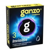 Супертонкие презервативы Ganzo Invisible - 3 шт. - Ganzo - купить с доставкой в Обнинске