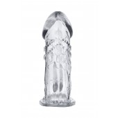 Прозрачная насадка на пенис Uco - 13 см. - A-toys - в Обнинске купить с доставкой