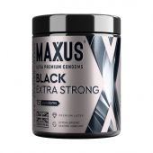 Черные утолщенные презервативы MAXUS Extra Strong с железным кейсом - 15 шт. - Maxus - купить с доставкой в Обнинске