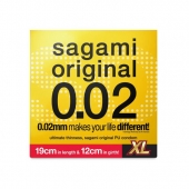 Презерватив увеличенного размера Sagami Original 0.02 XL-size - 1 шт. - Sagami - купить с доставкой в Обнинске
