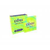 Ультратонкие презервативы Expert Invisible - 3 шт. - Expert - купить с доставкой в Обнинске
