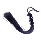 Черная силиконовая плеть - 37 см. - Boys of Toys - купить с доставкой в Обнинске