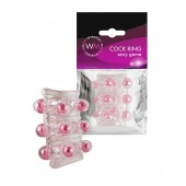 Прозрачная сквозная насадка на пенис с цветными шариками - Erowoman-Eroman - в Обнинске купить с доставкой