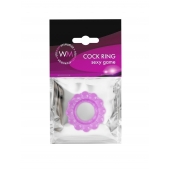 Лиловое эрекционное кольцо с 2 рядами стимулирующих шариков - Erowoman-Eroman - в Обнинске купить с доставкой