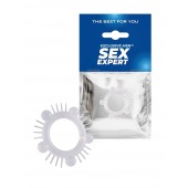 Эластичное эрекционное кольцо с шишечками и шипами - Sex Expert - в Обнинске купить с доставкой