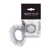 Круглое эрекционное кольцо с «ресничками» - Sextaz - в Обнинске купить с доставкой