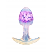 Сиреневатая анальная втулка - 8,2 см. - AnaLove