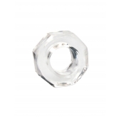 Прозрачное эрекционное кольцо в форме гайки - Sex Expert - в Обнинске купить с доставкой