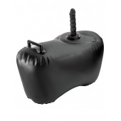 Черное надувное кресло с платформой для фиксации дилдо Body Dock Inflatable Love Seat - Pipedream - купить с доставкой в Обнинске