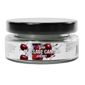 Массажная свеча «Спелая вишня» - 50 мл. - SGAN - купить с доставкой в Обнинске