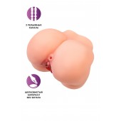 Реалистичный мастурбатор в форме попки с 2 любовными входами - No Name - в Обнинске купить с доставкой